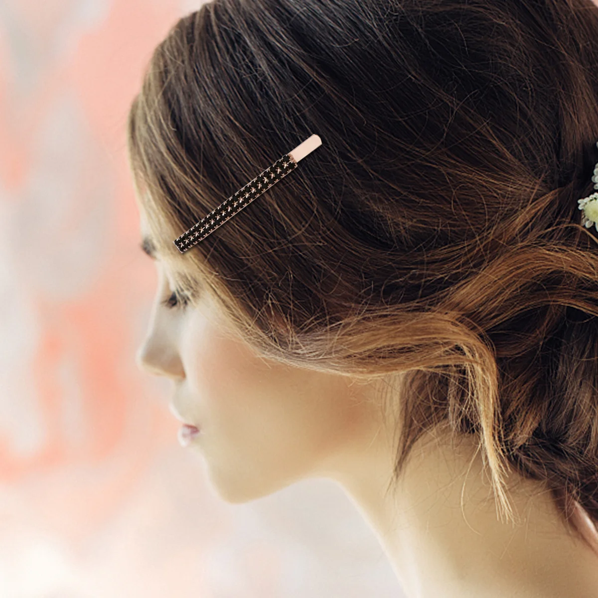 

8Pcs Sparkling Rhinestone Hair Clips Crystal Barrette Set Elegant Simple Style Hair Accessories Wedding Party for Women Girls