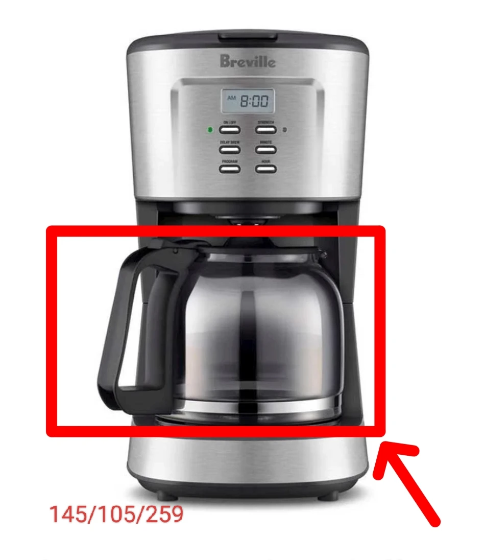 

Breville Coffee hine Glass Pot Accories Filter Net Funnel Portable Coffee er Fre Trend Usage Household Co...