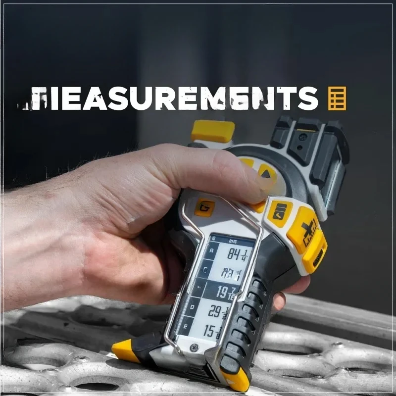 Digital Tape Measure - Professional Accurate Tool, Green Laser, E-Paper Measuring List, Measurements