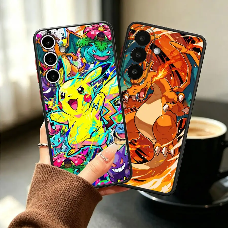 Heiße Comic-Pokemons Kunst-Handyhülle für Samsung Galaxy A34 A36 A52S A72 A17 A52 A16 A15 A73 A33 A35 A53 A54 A23 A56 A55