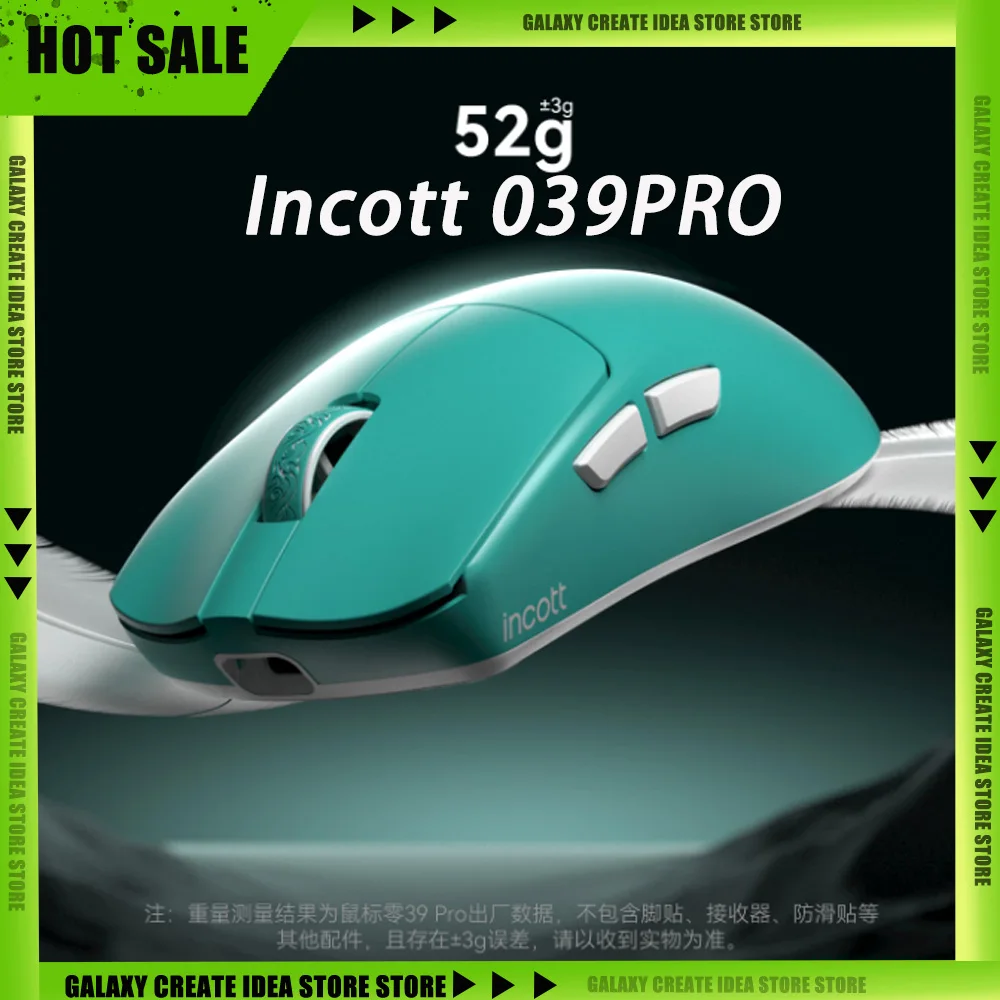 

Incott 039PRO 3-Mode E-sport Gaming Mouse Wireless Web Driver Ergonomics Lightweight Gamer Mouse Long Battery Life Mice PC Gifts