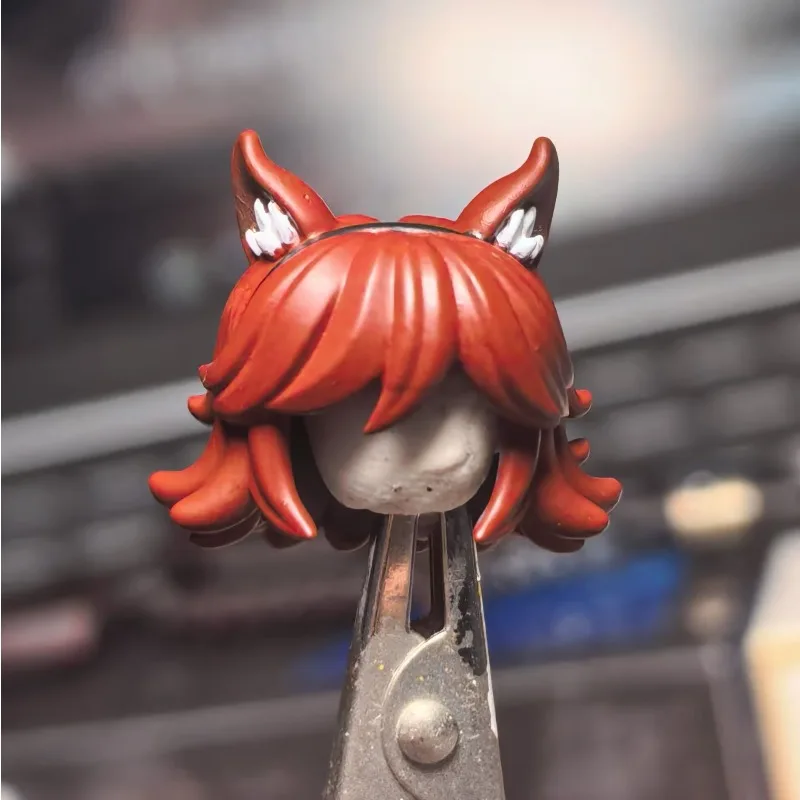 New MOC Third-party Minifigure Accessory Hand-painted Catgirl Hair, Building Block Toy, Collectible Ornament, Holiday Gift