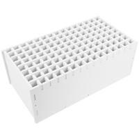 120 Holes Marker Storage Box White Wooden Desk Organizer Multi Functional Pen Holder Rack Stationery Desktop Compartment Pencil
