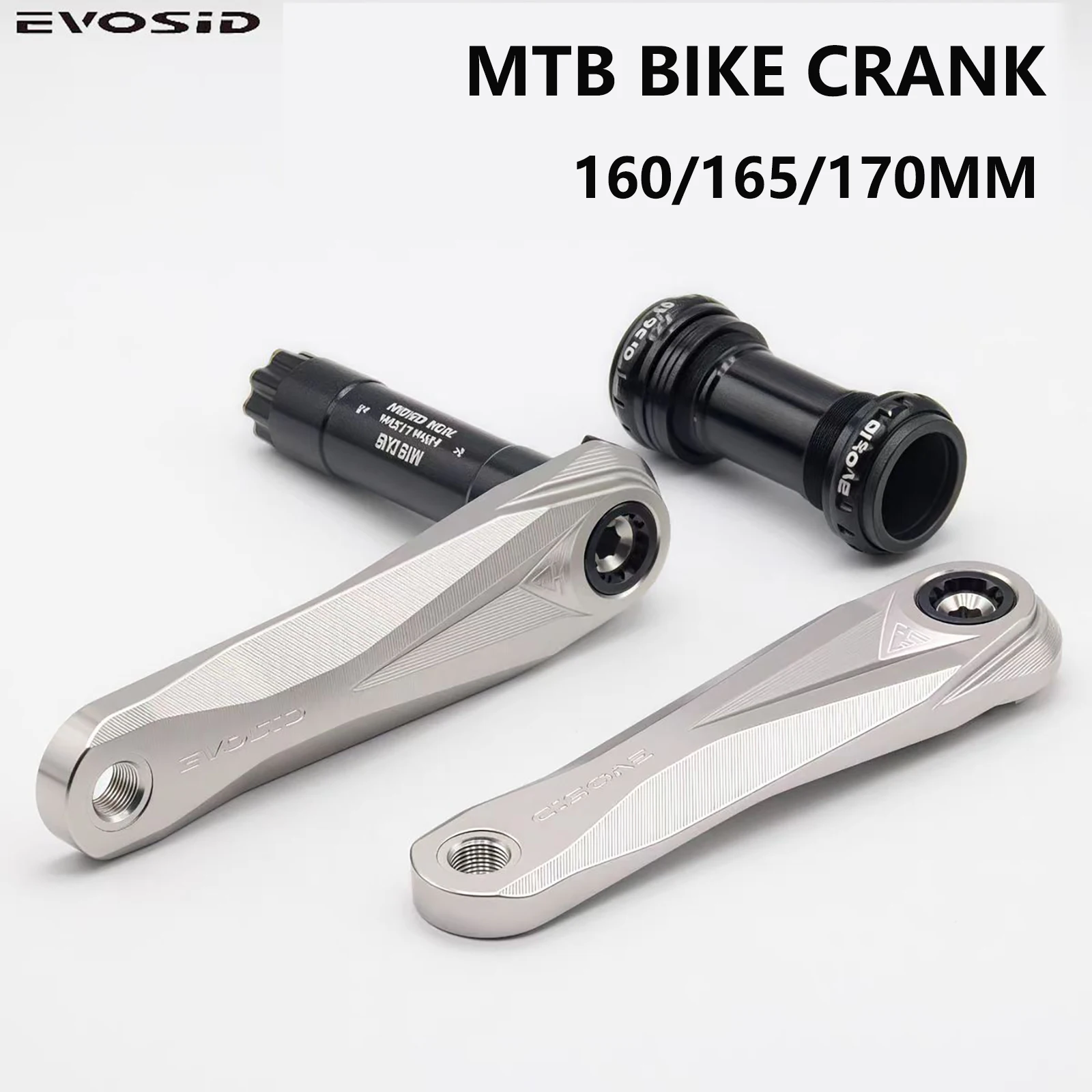 

EVOSID Mountain Bicycle Crankset Chainring 32/34/36/38T MTB Bike Crank 160mm 3Nails Direct Mount DUB 29mm For Enduro AM XC DH