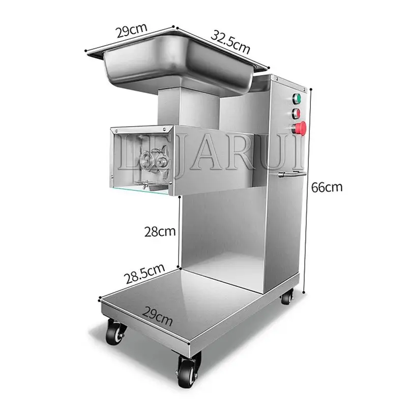Elektrischer Tischtyp, automatischer kommerzieller Fleischschneider, Schneidemaschine für geschreddertes Fleisch
