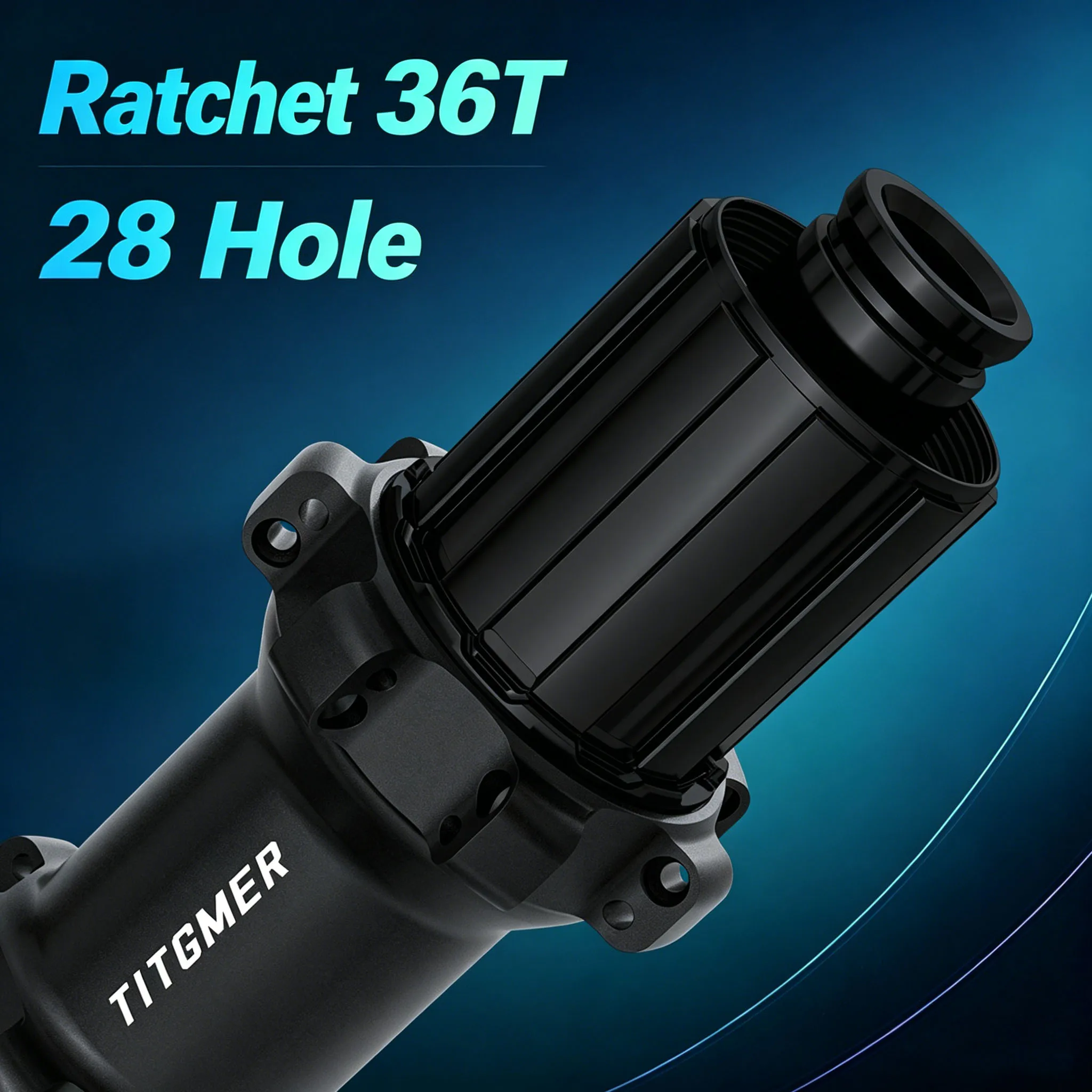 TITGMER Boost Naben 28 Loch MTB Ratchet-Nabe 12x148 12x142 10x135 12x142 Straight Pull Hinterradnabe Scheibenbremse Lauter Bike Cube – Detail 1