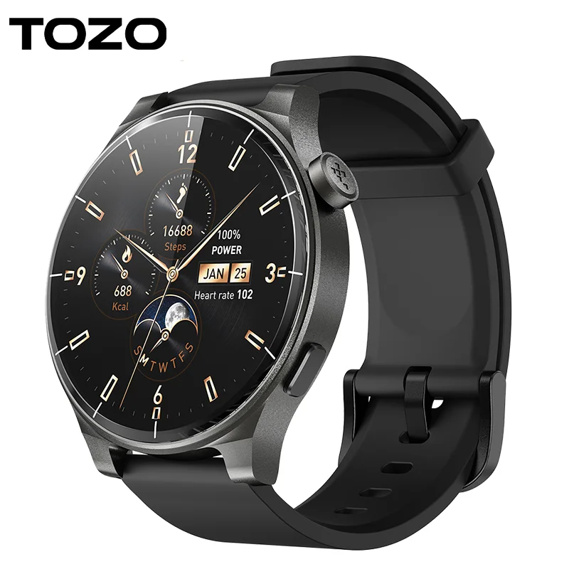 TOZO Smart Watch Answer/Make Call 100+ Sport Modes IP68 Waterproof Smartwatch