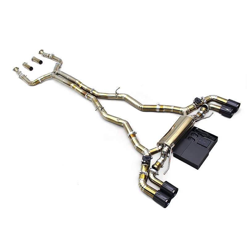 

Custom Valvetronic Exhaust System For BMW M5/M6 F90 LCI 4.4TT 2018-2024 Titanium Pipes Valved Sport Catback Muffler With Control