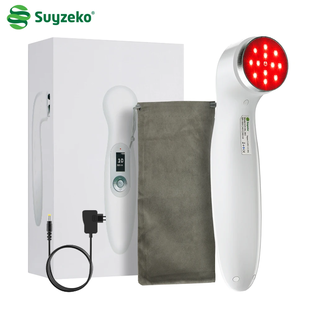 Suyzeko Physiotherapy Cold Laser Therapy Device for Muscle Pain Relief with LED Display Red Light Treatment Pet Dog 2025 NEW