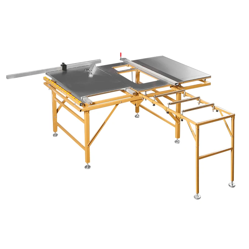 New Portable Woodworking Table Saw Precision Cutting Saw Workbench Sliding Table Saw Folding Saw Table Dust-free Panel Saw