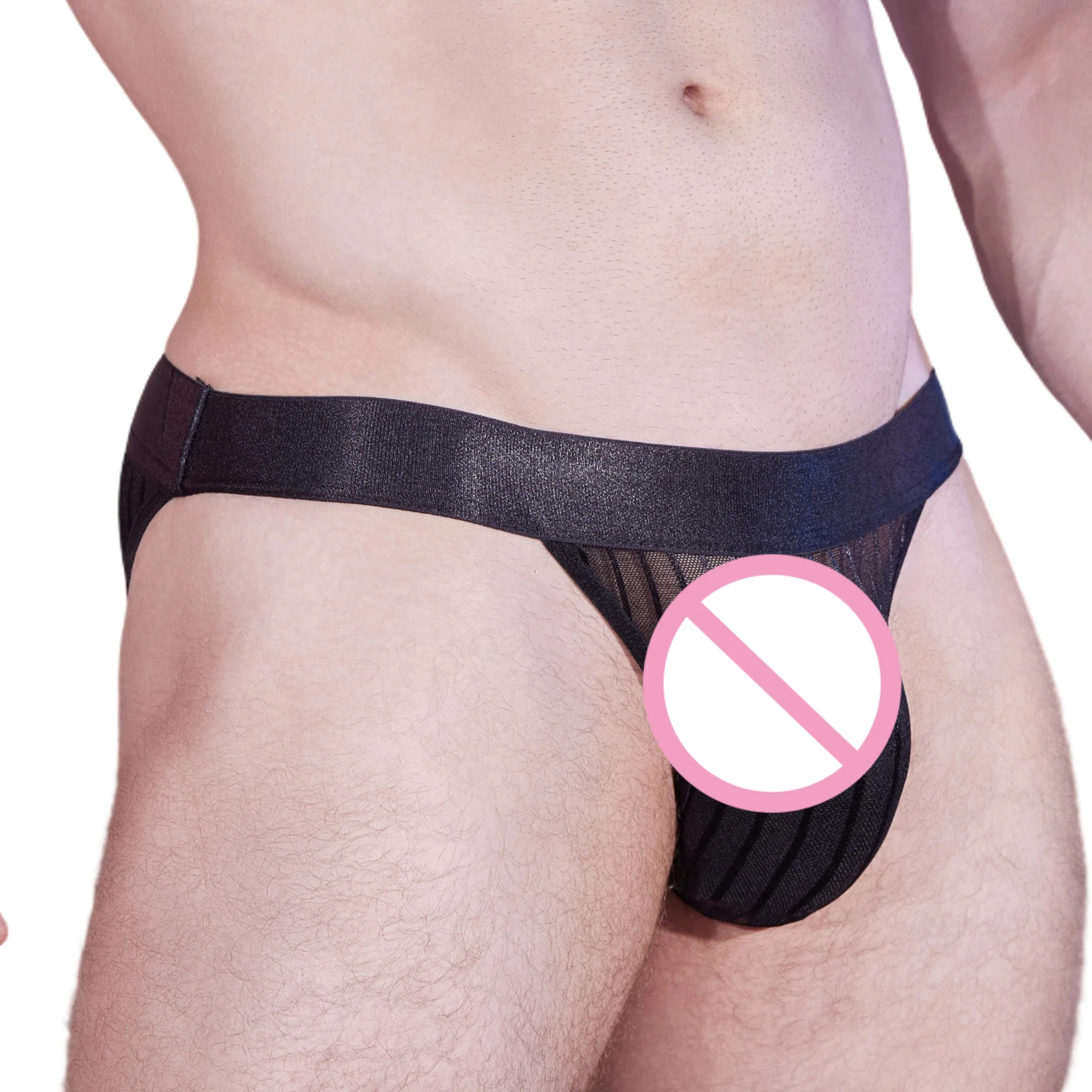 

Ультратонкие прозрачные мужские трусы с низкой посадкой, сексуальные эротические трусики для геев, дышащие мягкие стринги-танга