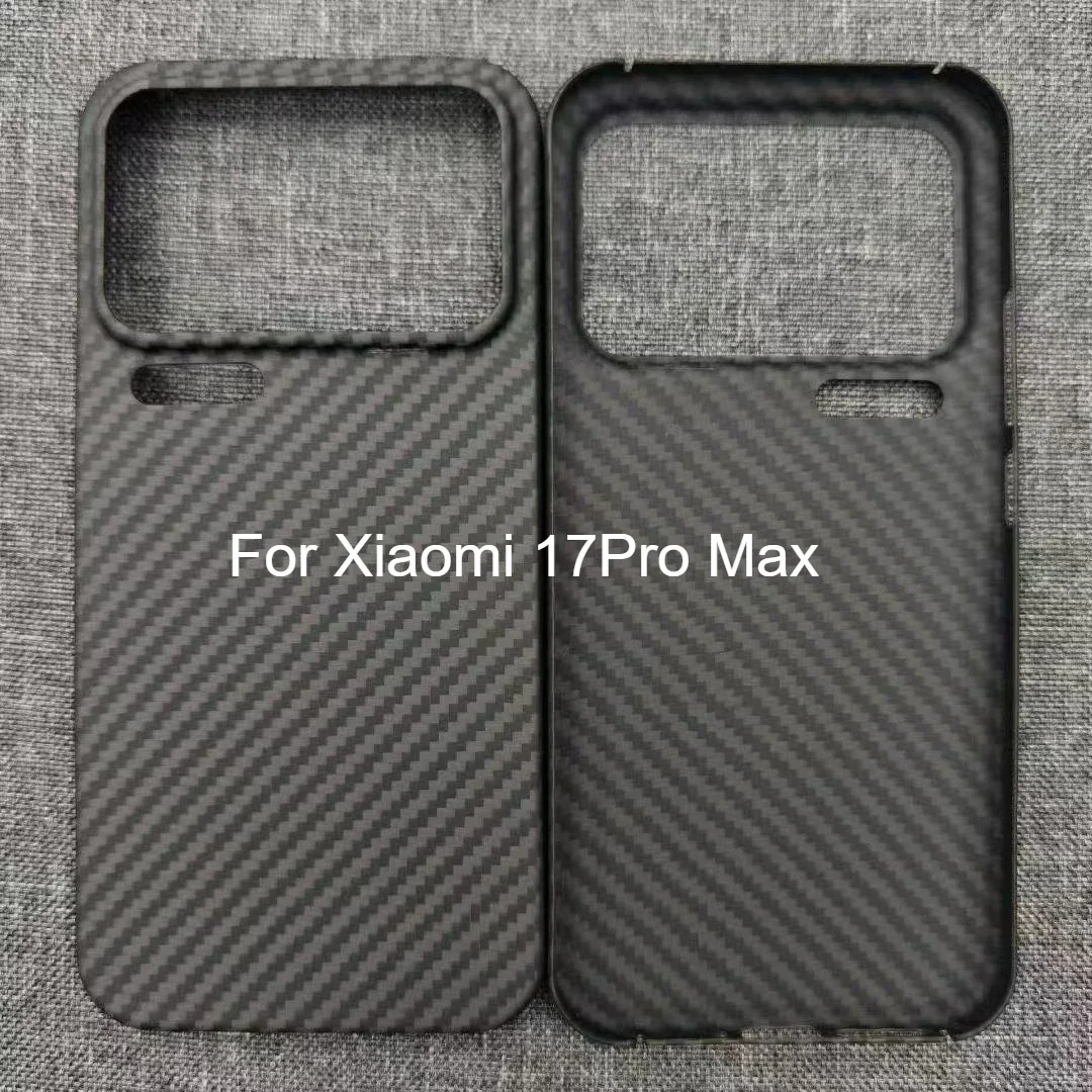 

Чехол из углеродного волокна для Xiaomi 17Pro Max, чехол для телефона из арамидного волокна, защитный чехол для телефона, аксессуары для телефона