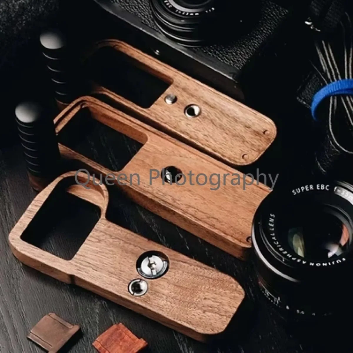 

Walnut Woodiness Grain Wooden Wood Hand Grip Plate Bracket for SONY A7II A7M2 A7RII A7R2 A7S2 A72 Photography Accessories Studio