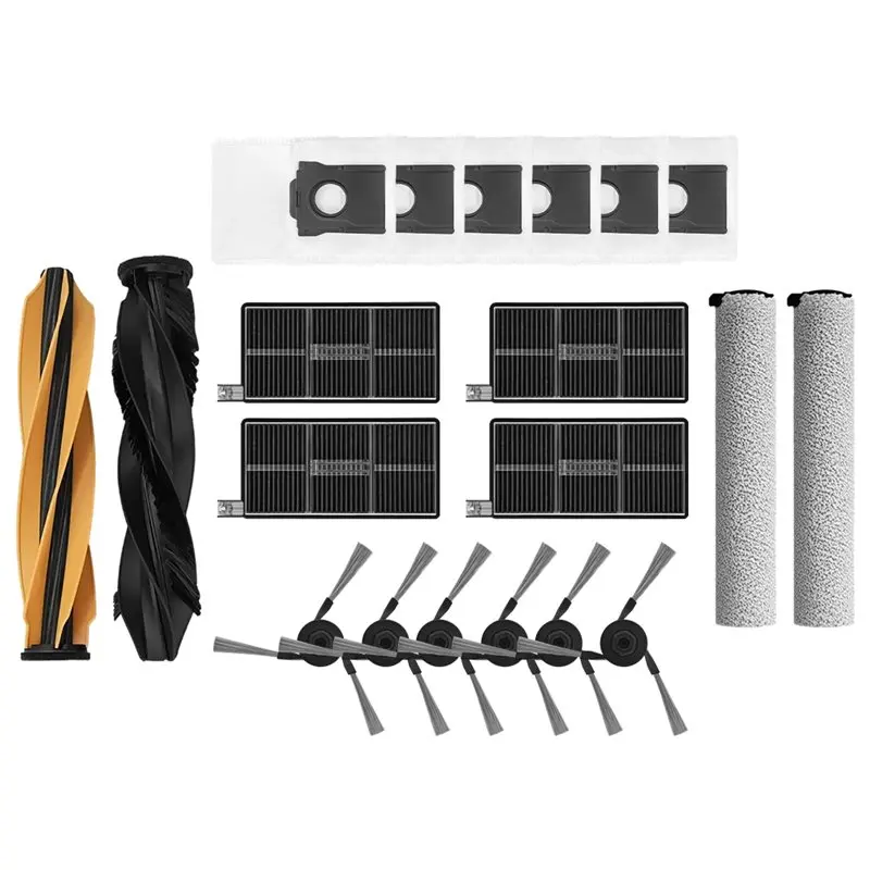 

【ПОСЛЕДНИЙ ШАНТУР】Запасные части для пылесоса Dreame Mova Z60 Pro / Z60 Ultra: основная и боковые щетки, ролик, насадка для влажной уборки, мешок для пыли, HEPA-фильтр