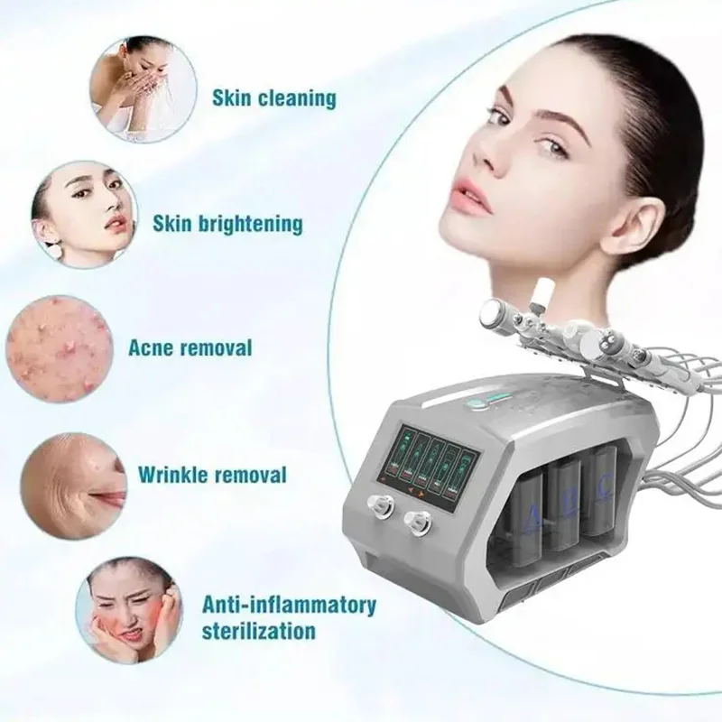 7 em 1 facial oxigênio jet peel hidro dermabrasion poro psiquiatra cuidados com a pele removedor cravo beleza máquina