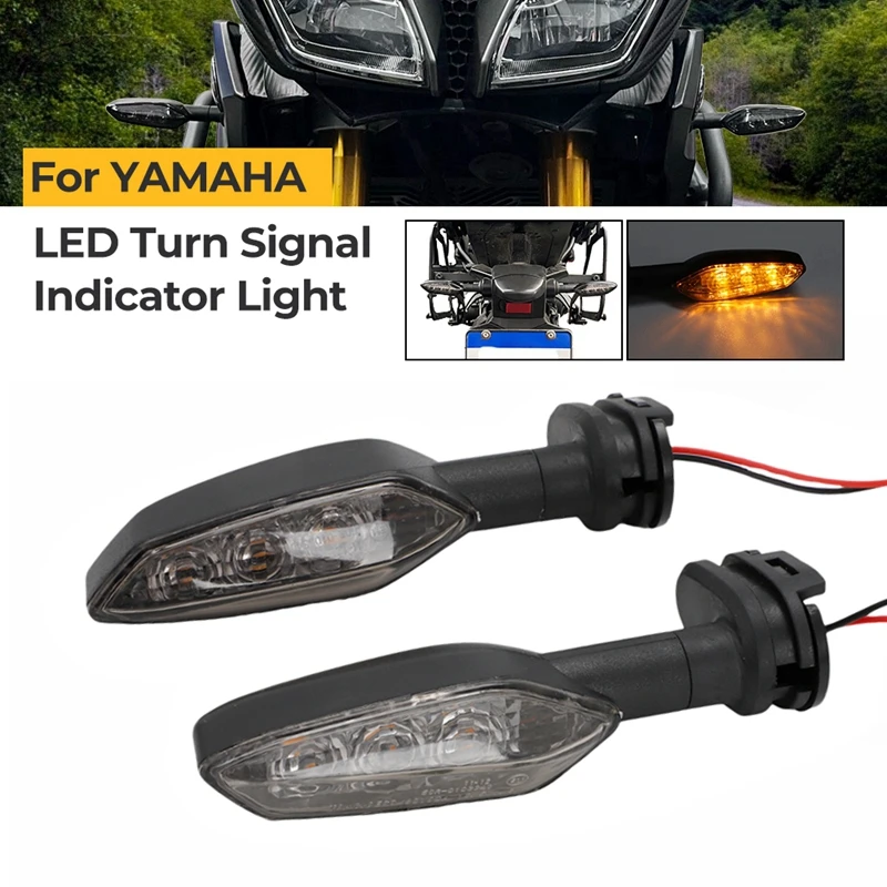 Clignotant LED pour YAMAHA MT09 YZF-R25 MT07 MT03 FZ6 FZ25 FZ1 Fazer Tenere 700 Xbackpack ggler 900/ightXJ6 FZ Clignotant Indicateur