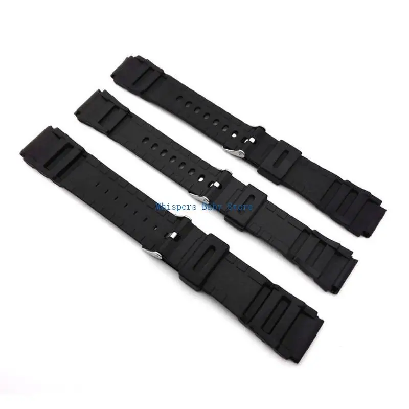 

U90E Silicone Rubber Watch Strap Band Deployment Buckle Diver Waterproof 18mm 22mm