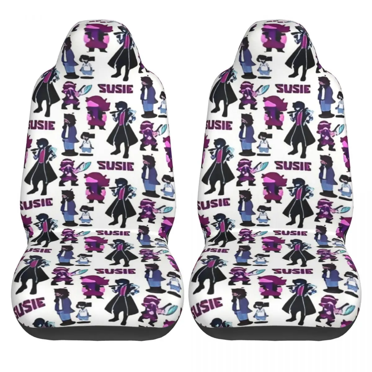 Susie Deltarunes Universal Car Seat Cover Four Seasons Travel Video Games Seat Covers Polyester Car Styling