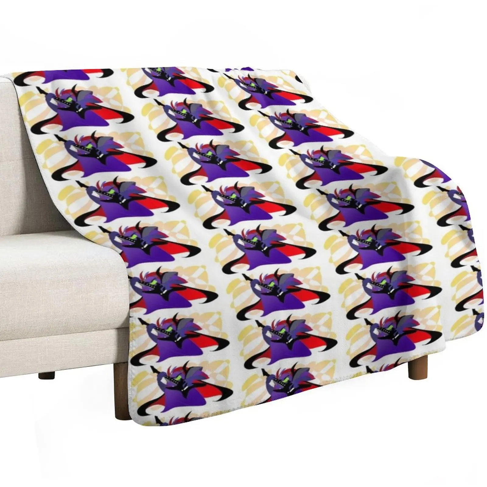 Evil Emperor Zurg Guitar Throw Blanket bed plaid Plaid Giant Sofa Hairy Plush Flannel Fabric Blankets