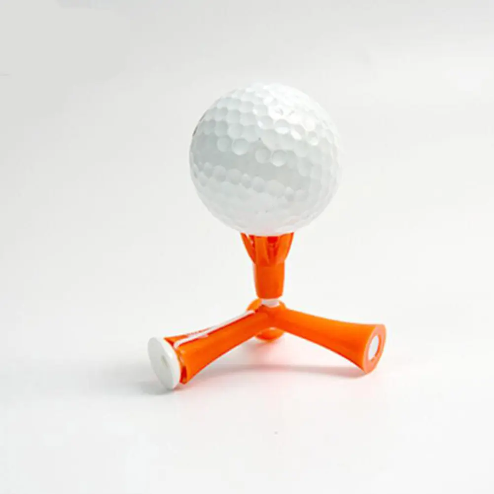 1Pcs Golf Tee Stand Lightweight Reusable Plastic Tee Easy Carry Training Aid for Indoor Outdoor Practice Random Color