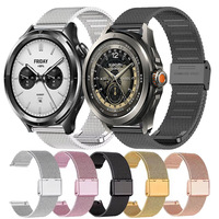 22mm Metal Strap For Xiaomi Watch S4 Sport S3 S2 S1 Pro Active Stainless Steel Band For Xiaomi Watch 2 Pro/Color 2 Business Belt