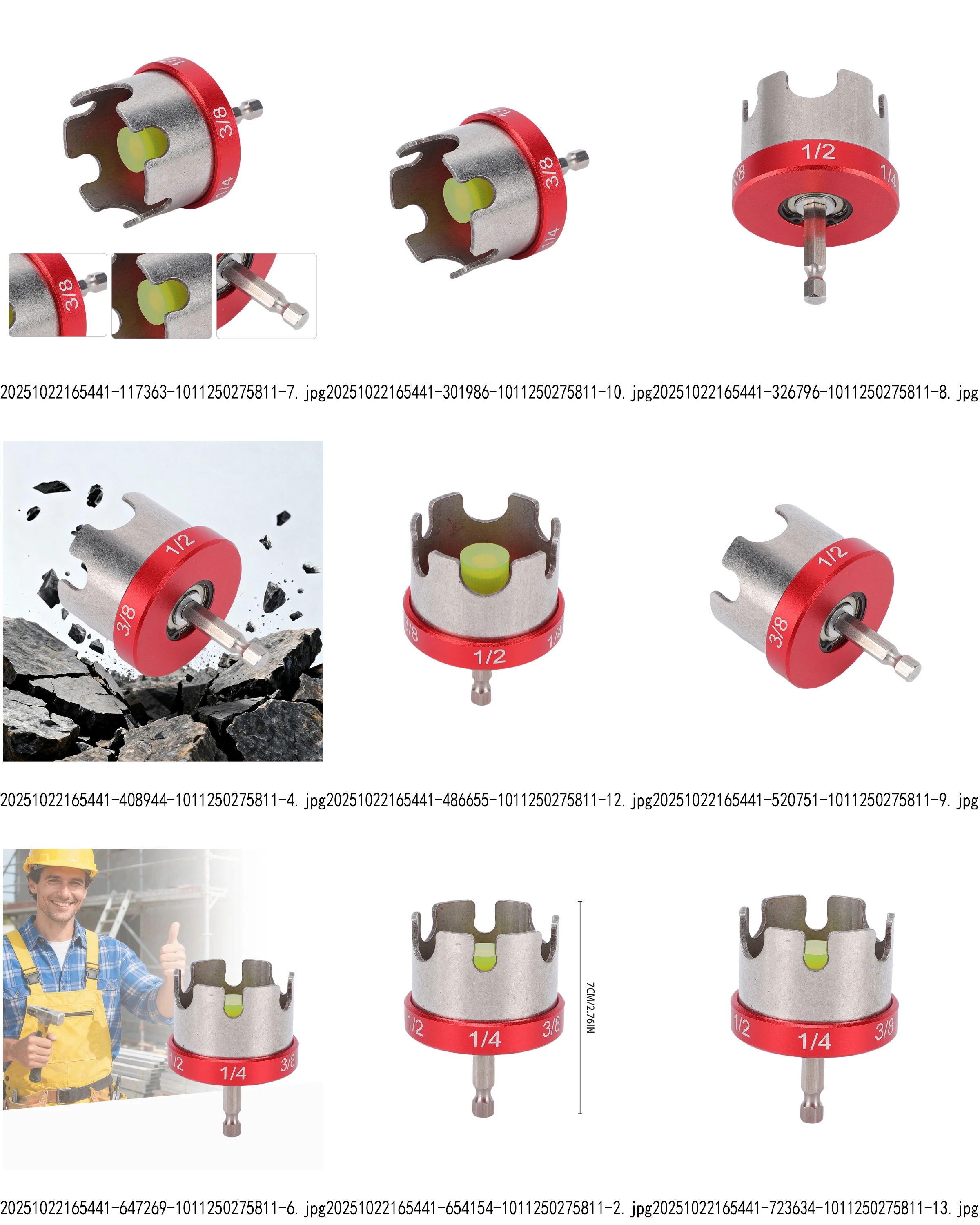 

Сверхмощный инструмент для снятия направляющей стержня с резьбой для дрели — инструмент для быстрой установки гайки для электромеханических работ 1/4 дюйма 3/8 дюйма