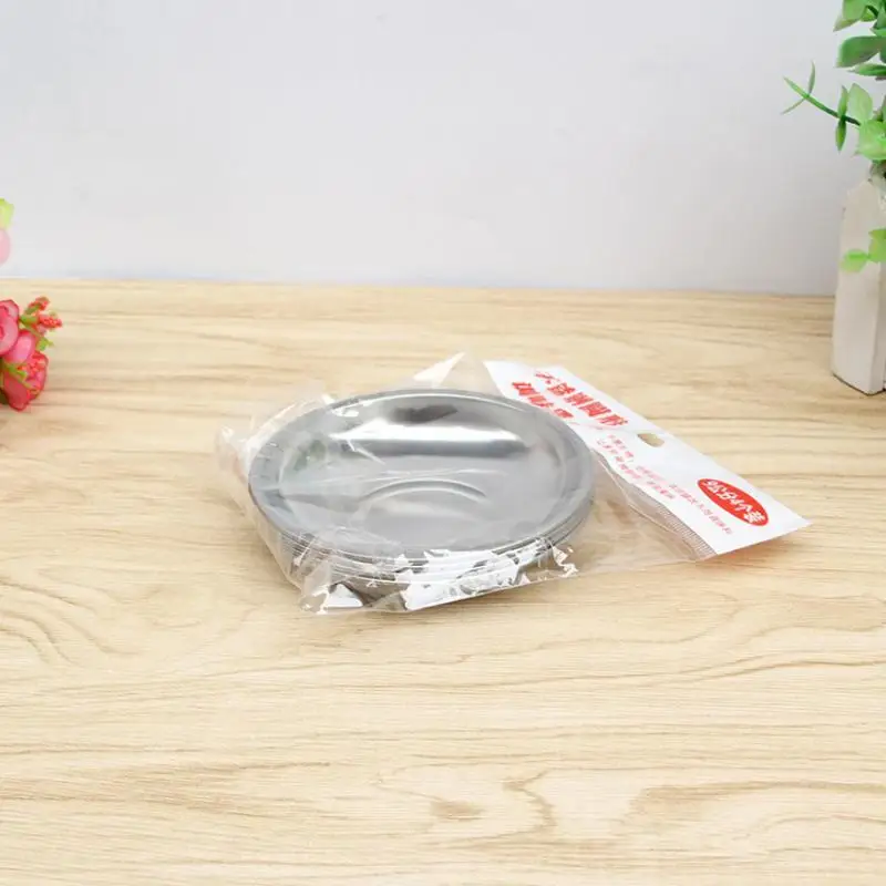 Stainless Steel Dipping Sauce Dishes Rust Resistant BPA Free Reusable 6 Pack Small Seasoning Bowls for BBQ Picnic Family Dinner