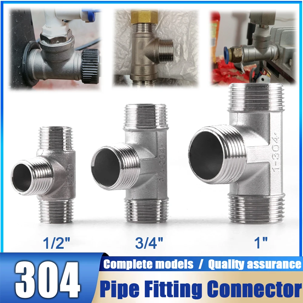 

Фитинги для водопровода из нержавеющей стали 304 с резьбой BSP 1/2", 3/4", 1" (редукционный уголок, тройник, муфта, стыковое соединение) - BSP, наружная/внутренняя резьба