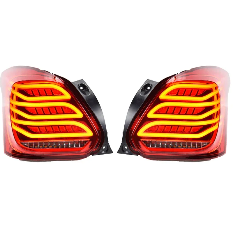 

Set Of LED Tail Lamps Taillights Assembly Hit For SUZUKI Swift 2017-2020 Auto Parts