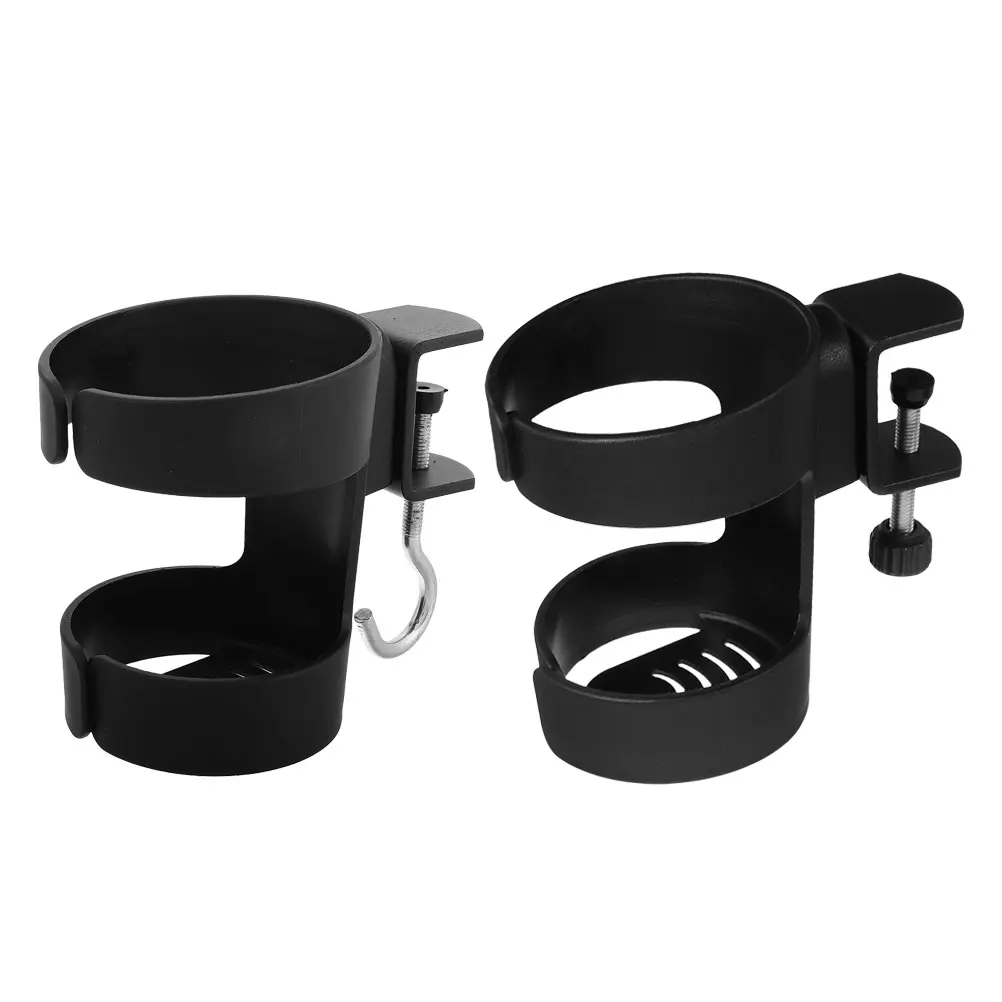 

2Pcs Office Desk Water Cup Holder Stable Design SpaceSaving Plastic Coffee Mug Holder Desk Organizer Clamp Computer