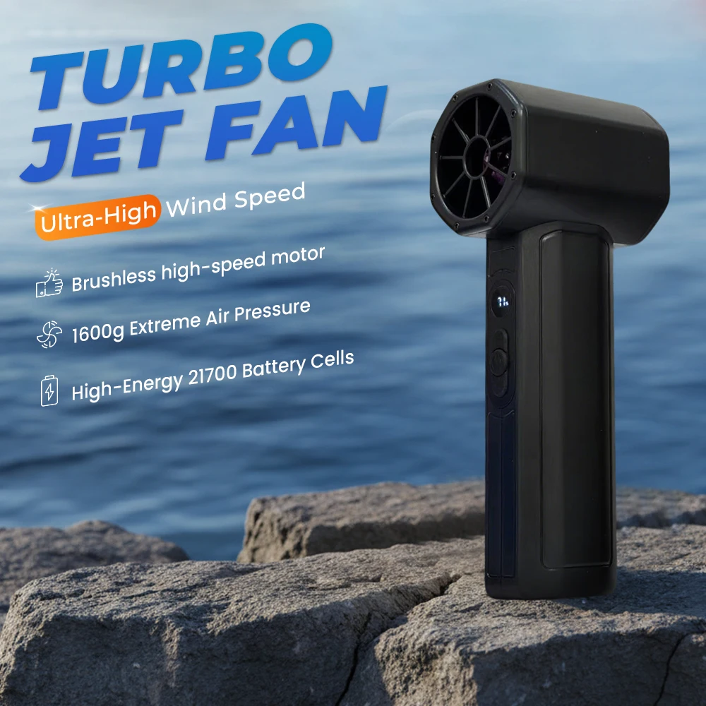 

1500G Thrust Violent Blower 100-speed Adjustable Turbo Jet Fan 64mm Brushless Highpower Duct Fan Turbo Fan Powerful Air Blower
