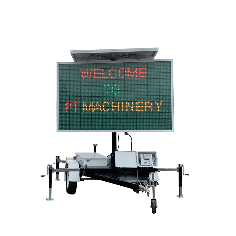 Road Traffic Sign Board Full Color Outdoor Digital Signboard Outdoor Programmable Led Signs