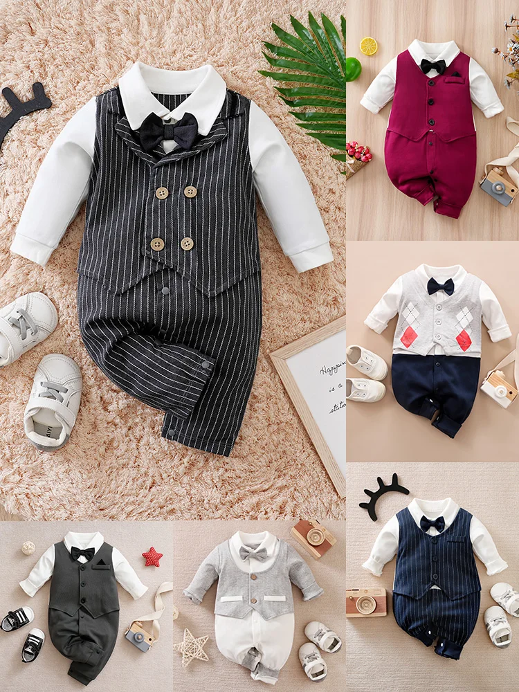 Newborn Baby Baseball Clothes 0 3 6 9 12 Months Boston Cotton Long Sleeve Footies Toddler Boy Clothes Kids Jumpsuit Pyjama Bebe