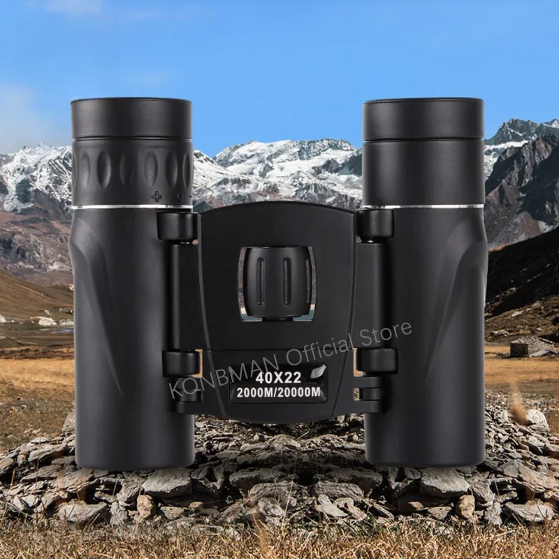 Mini Portable 40X22 High-definition Binocular Telescope Professional Monocular Telescope Remote Prism Military Hunting