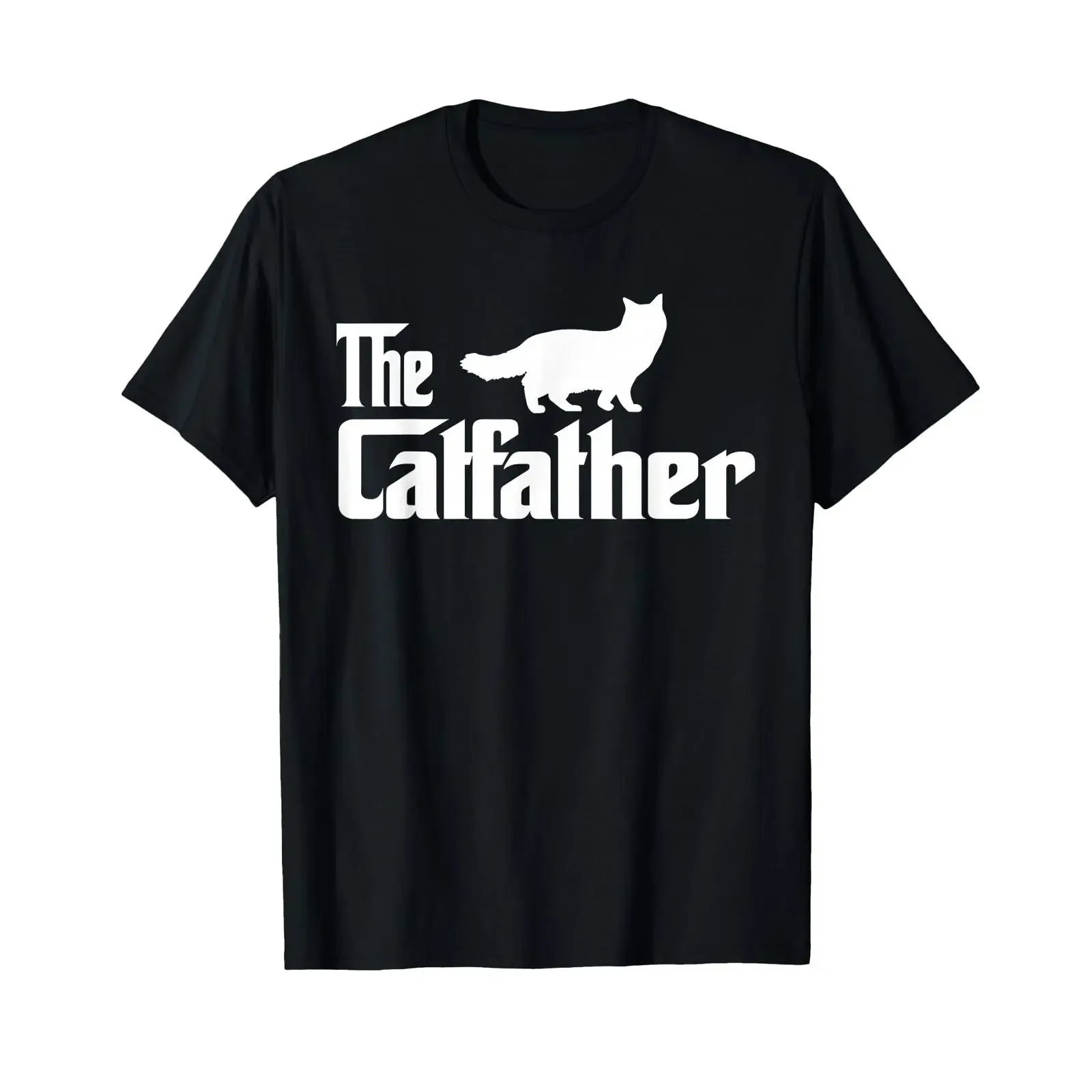 The Catfather Ragdoll Cat Lover Funny Father Dad T Shirt vintage Washed homme Stretched Casual Versatile Stylish Unisex Soft