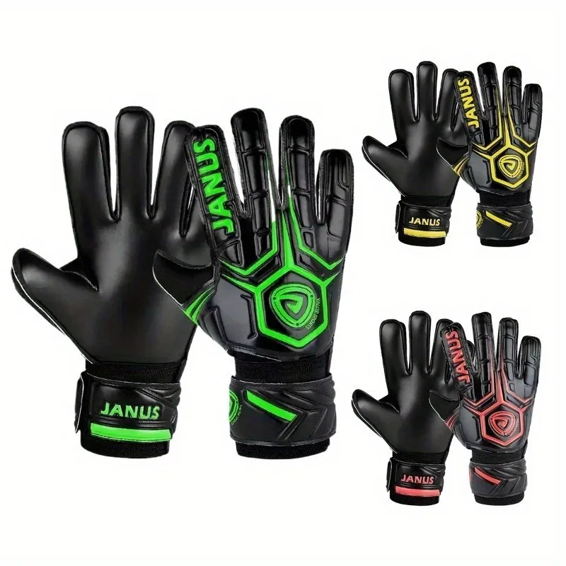 

Goalkeeper Gloves – 4mm Latex Soccer Goalie Gloves, Breathable & Durable for Match & Training