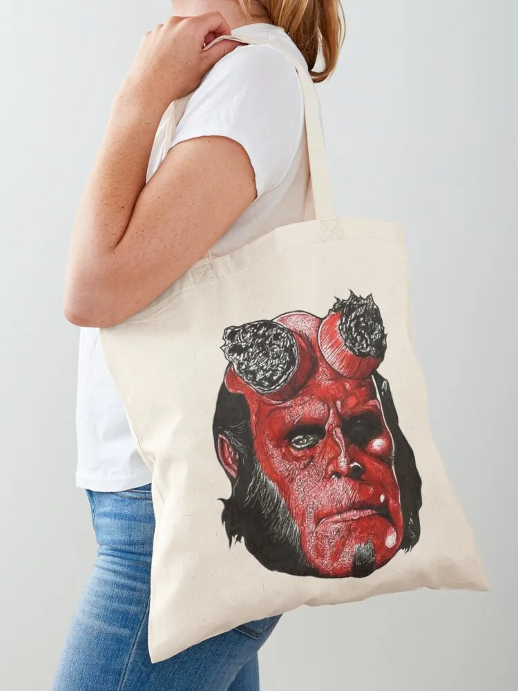 

Guillermo del Toro’s Hellboy (colour) Tote Bag tote bag shopping bags foldable Women's shopper eco bag folding