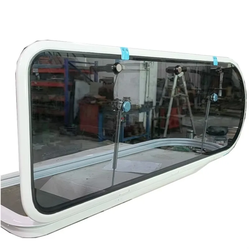 Marine Boat RV Skylight Escape Hatch Window Tempered Glass Aluminum Boat Deck Hatch for Boats Yacht RV
