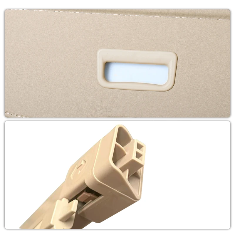 For Benz B180 B200 2006-2011 Beige Retractable Trunk Cargo Cover Parcel Rack Waterproof Shield Privacy Auto Interior Accessories