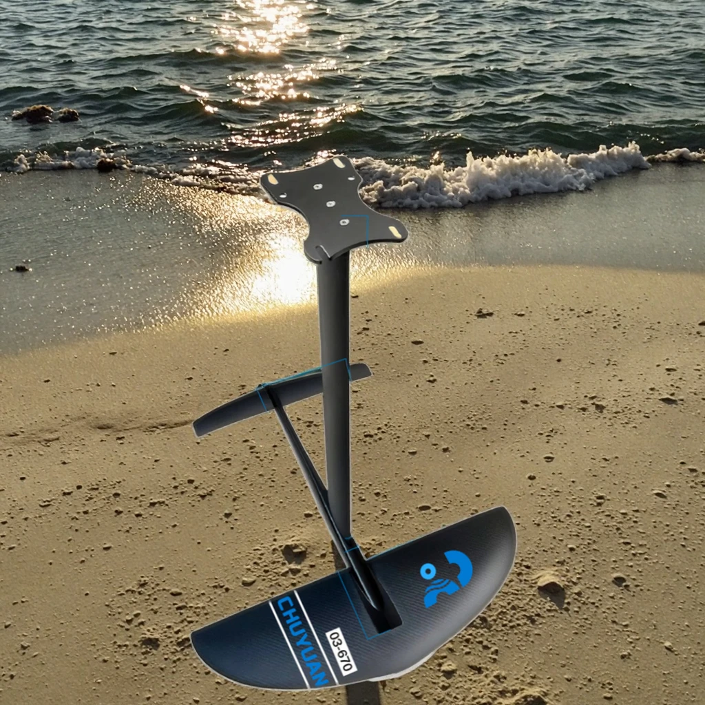 2025 CY03 Carbon Foil 1153 Sqcm Hydrofoil Wingfoil Kitesurfing Surfboard Aluminum Material Water Sports Kitesurfing