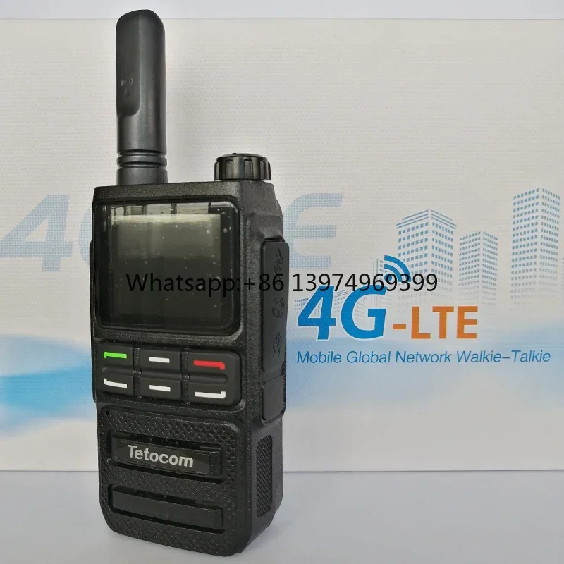 4G POC Tetocom A310 Walkie Talkie Handheld Radio with GPS Bluetooth Noise Cancelling Voice Control Portable  Support factory