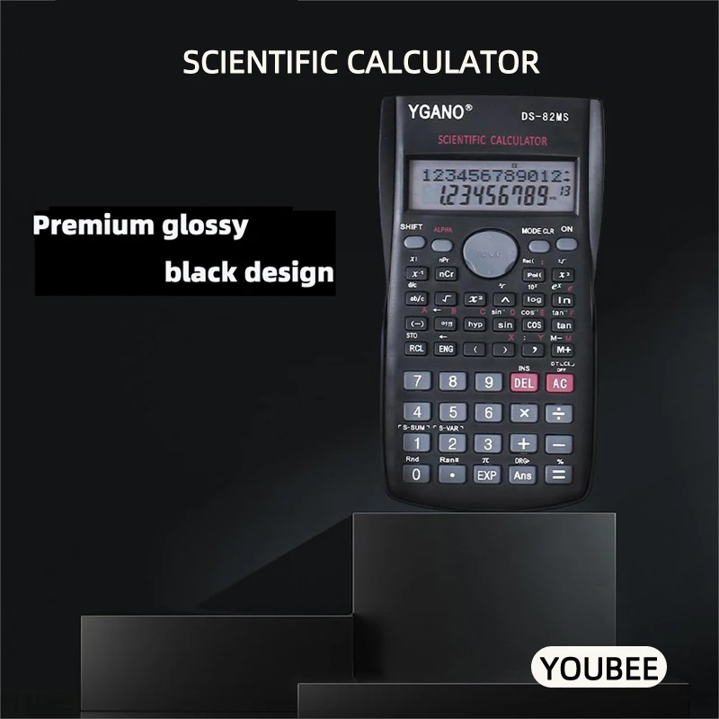 Calculatrice scientifique multifonctionnelle portable, outil de calcul de comptabilité, ingénierie scolaire, bureau d'apprentissage