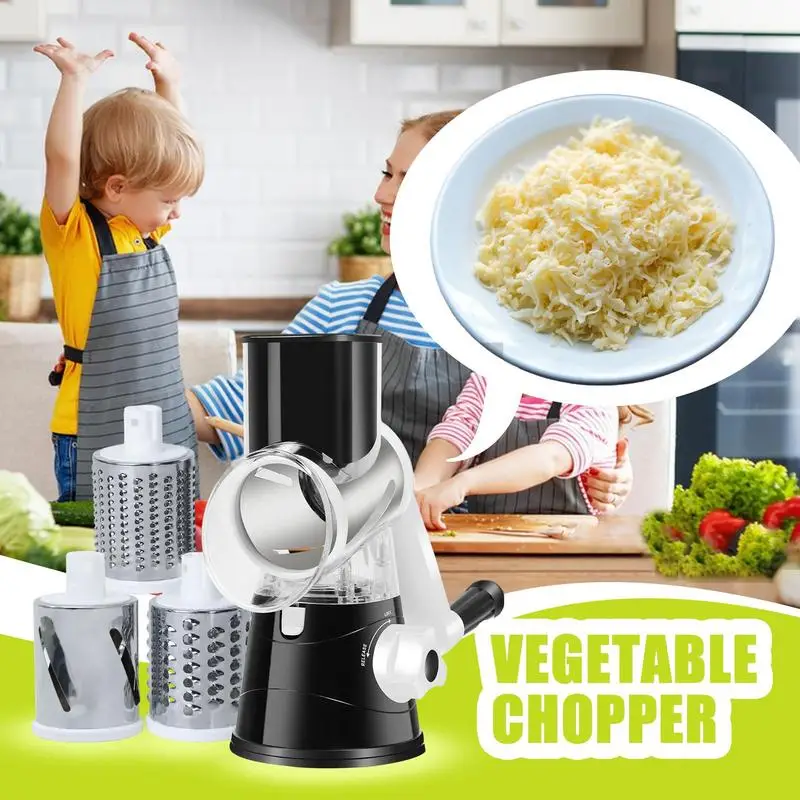 Manual Rotary Cheese Grater for Vegetable Cutter Potato Slicer Mandoline Multifunctional Vegetable Chopper Kitchen Accessories