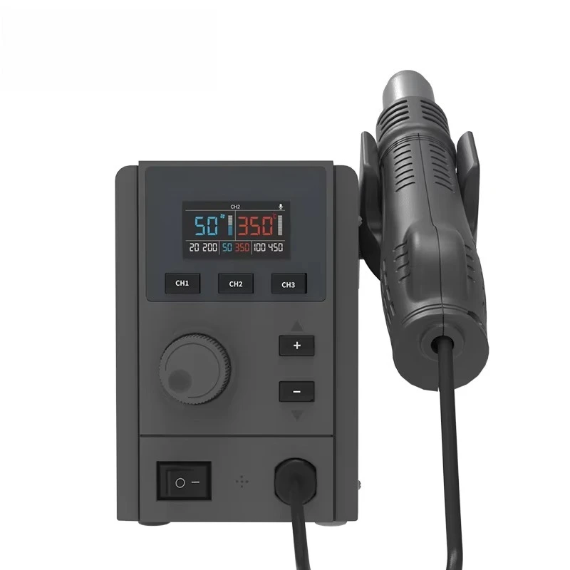 

QUICK 2008 Pro Lead-Free Hot Air Rework Station LCD Display Automatic Cold Air Design Automatic Sleep System Repair Tools