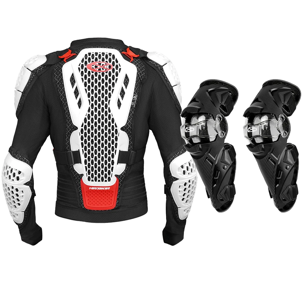 Motocross Jacket Men Motorcycle Body Armor Wear-Resistant Anti-Drop Bicycle Racing Jacket Riding Motorbike Moto Protection
