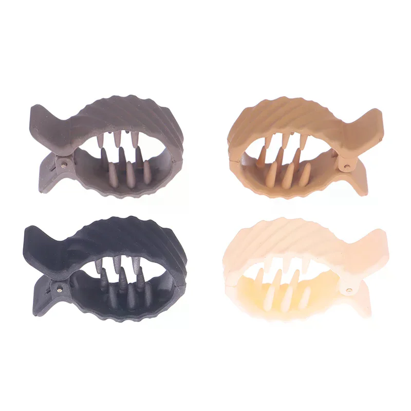 1 قطعة ذيل حصان عالي ثابت مخلب كليب دبوس الشعر المستديرة الإناث عالية ذيل حصان قطعة أثرية ثابتة مكافحة ترهل مشبك صغير عودة رئيس دبوس الشعر