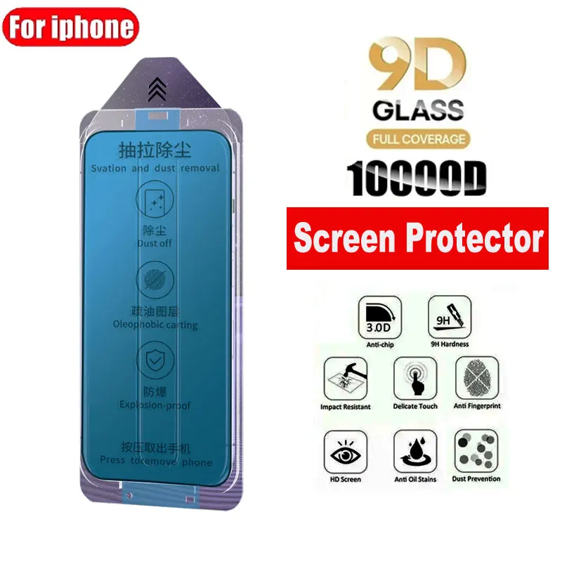 

Iphone 11 Screen Protector Tempered Glass for IPhone 14 13 12 11 Pro Max Protective Glass for IPhone X XR XS Max 7 8 6S 14 Plus