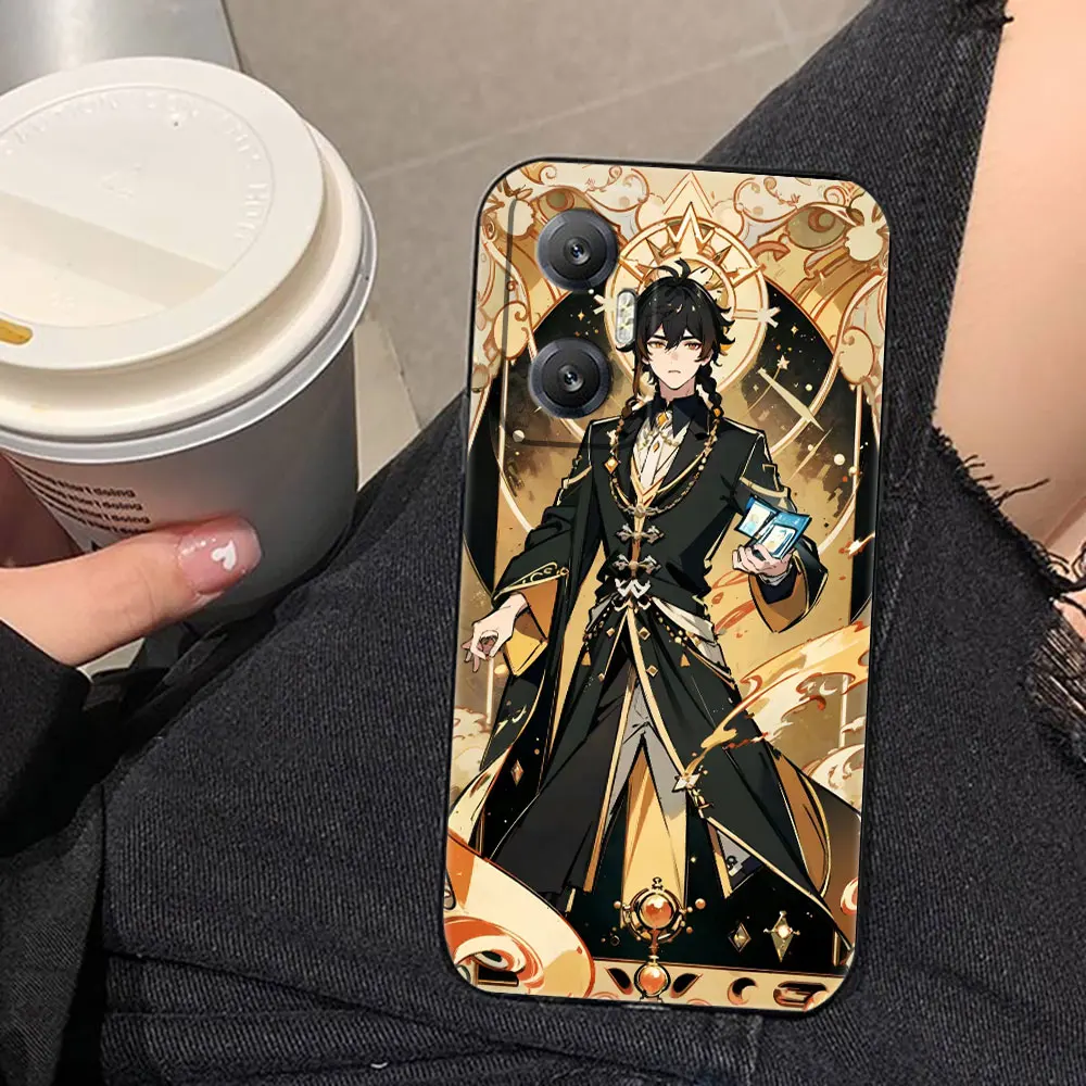 Genshin Impact Anime Phone Case For Infinix TECNO POP SPARK SMART 5 6 7 8 CAMON 15 16 17 20 20C Pro 5G ITELS23 Case Funda