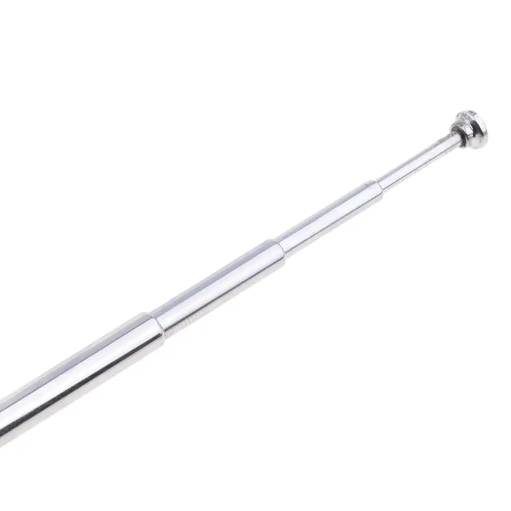 Cellphone FM Antenna 3.5mm Plug Telescopic Alloy Antenna for Mobile Portable Radio Devices