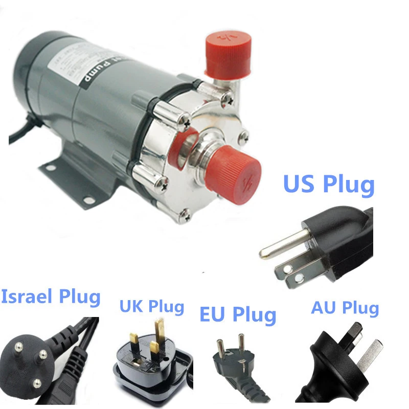 Magnetic Drive Pump MP40RM High Temperature Food Grade Home Brew Beer  Aquarium Filter Water Stainless Steel Head